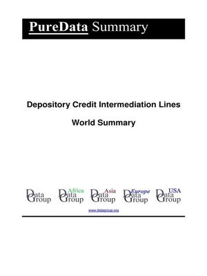 cover image of Depository Credit Intermediation Lines World Summary